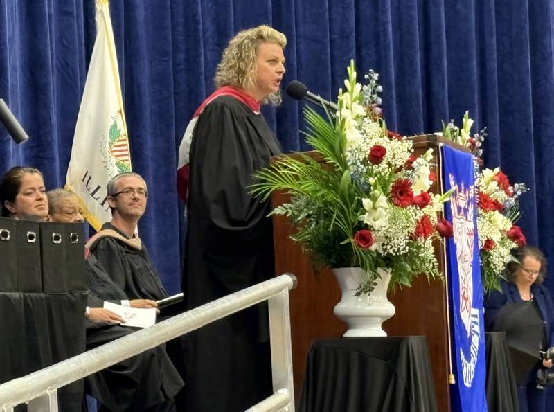 Glenbard South High School held its graduation ceremony on Thursday, May 22, 2025 at the school in Glen Ellyn.