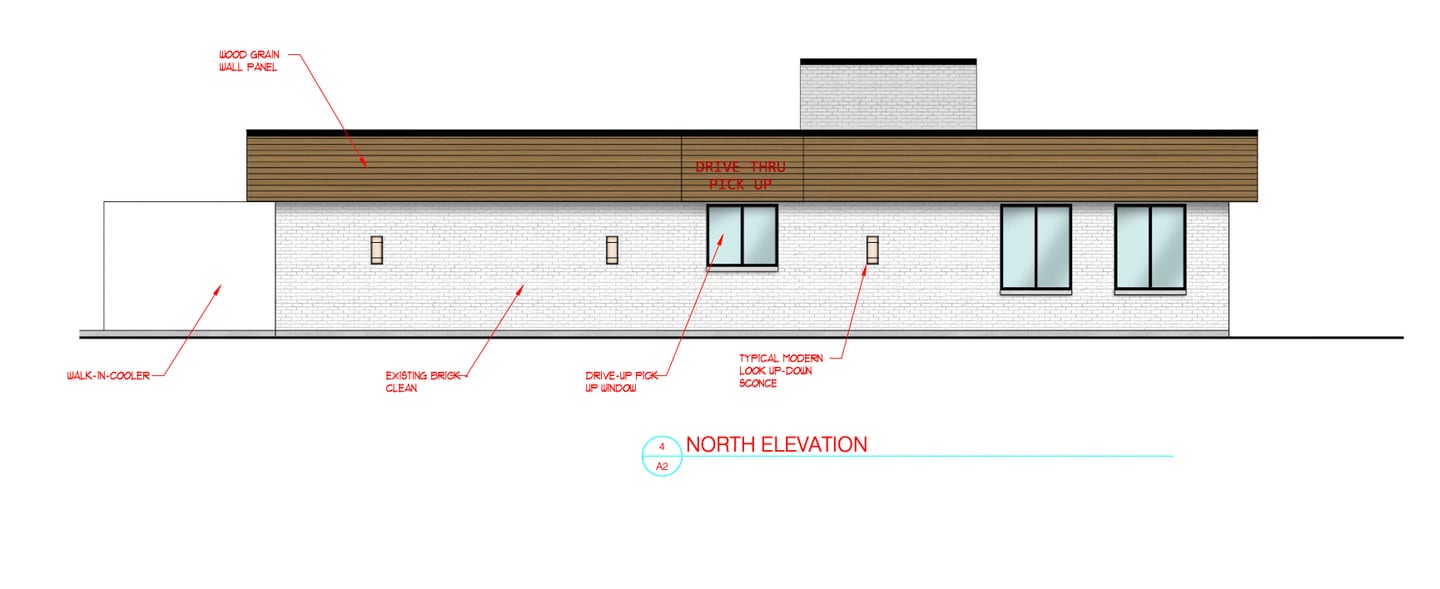 The city of DeKalb’s Planning and Zoning Commission will hear a zoning request for a new restaurant called Anna’s Sandwich Shoppe planned for the former KFC building on S. 4th St in DeKalb, according to documents released this week. (Photo published by City of DeKalb Thursday, July 14, 2022 as part of documents released ahead of Planning and Zoning Committee meeting).