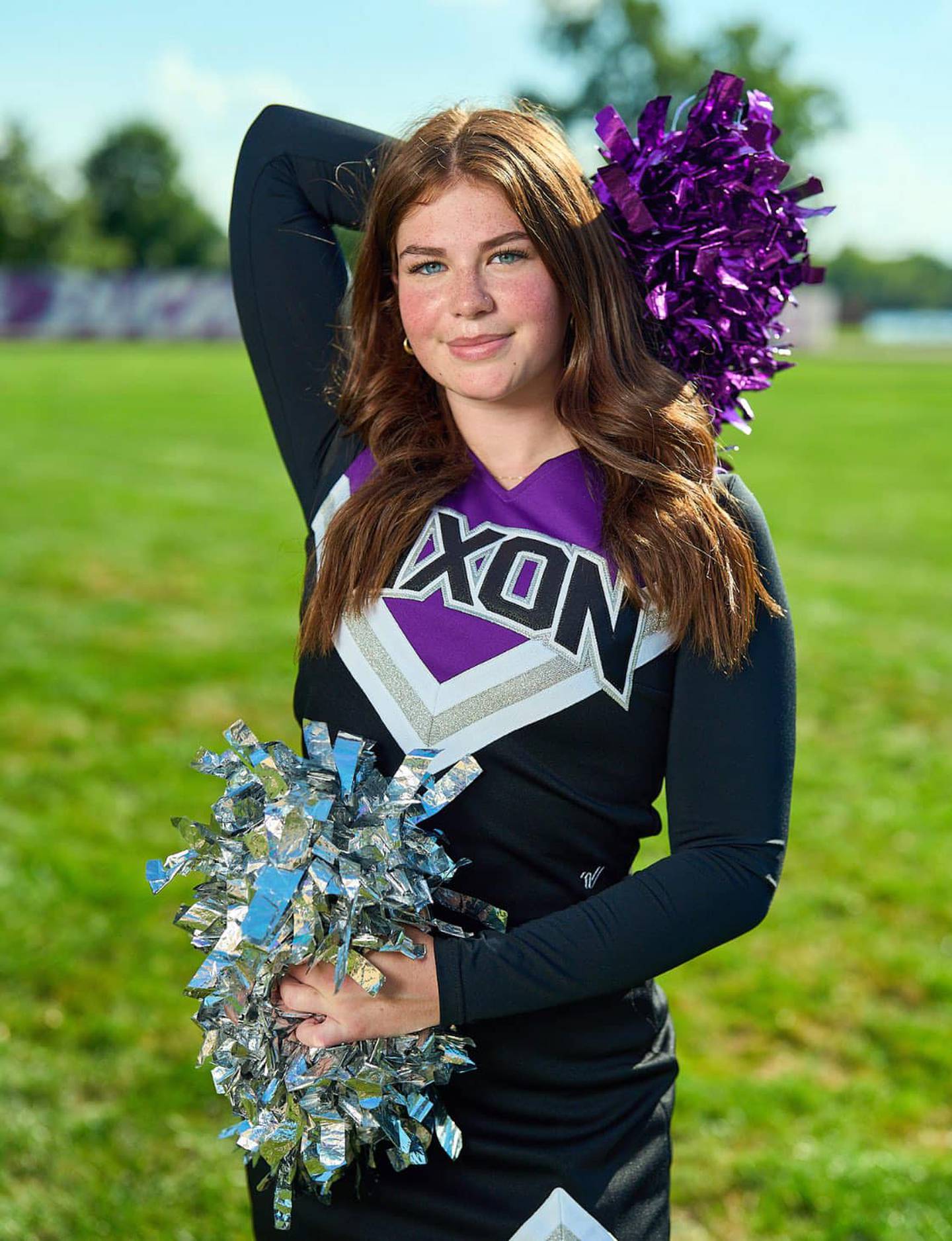 Grace Gates is a Dixon High School cheerleader who will be taking part in the Pearl Harbor Memorial Parade as part of the Varsity Spirit All-American squad.