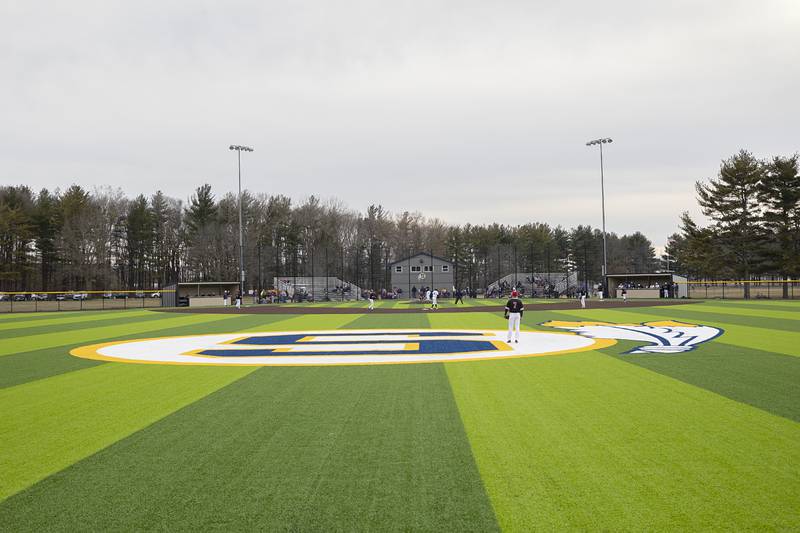 Sterling baseball hosts Erie-Prophetstown Wednesday, March 15, 2023 in the newly turfed field at Gartner Park.