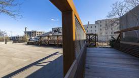 Photos: Pedestrian bridge project in Sterling