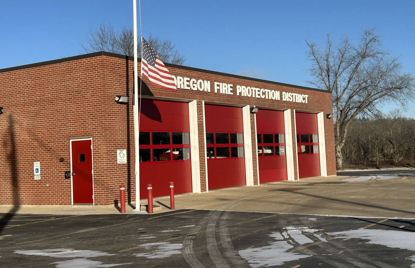 The Oregon Fire Station is located at 100 W. Washington St., in Oregon.