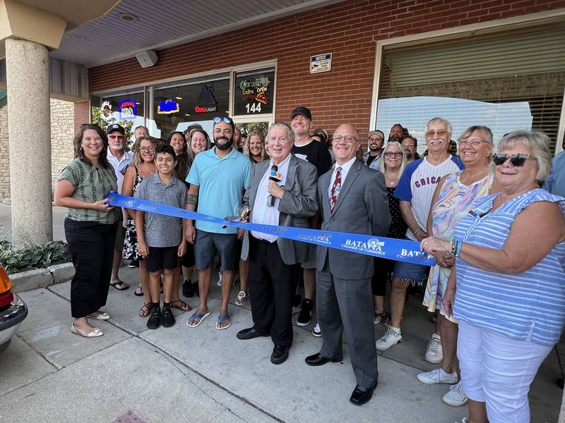 Various Batavia Chamber members and community members attended a ribbon cutting ceremony celebrating the opening of Overflow Batavia. The ceremony, presided over by Batavia Mayor Jeffery Schielke, took place on Wednesday, Aug. 14, at the company's location, 144 W. Wilson St.