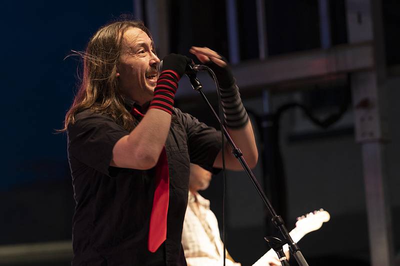 The Funky Monks, a Red Hot Chili Peppers tribute band, anchors the Petunia Fest main stage Thursday, July 4, 2024.