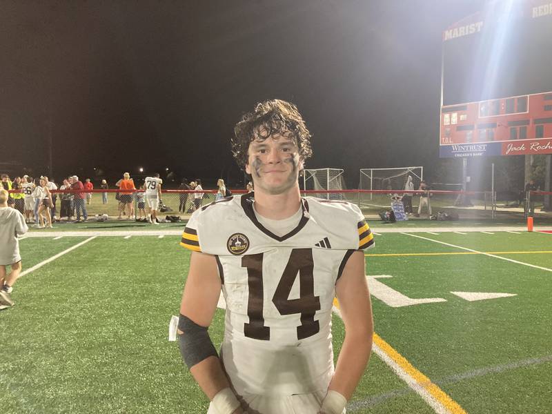 Declan Wagner of Joliet Catholic.