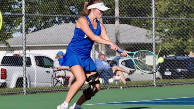 Photos: Princeton vs. Peoria Christian girls tennis