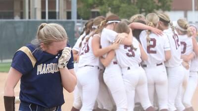 Softball: LeRoy edges Marquette in 8 innings, moves on to Class 1A state