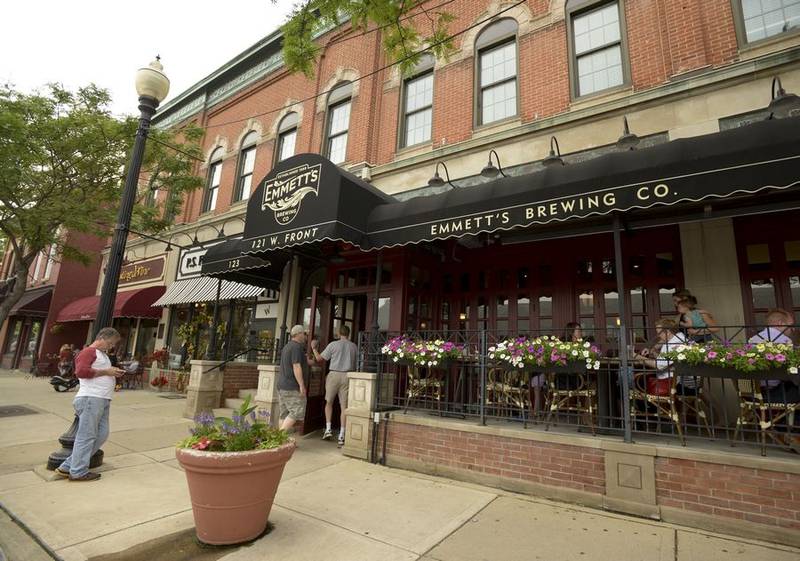 A new restaurant is opening in the former Emmett's Brewing Co. space in downtown Wheaton. (Daily Herald file photo)