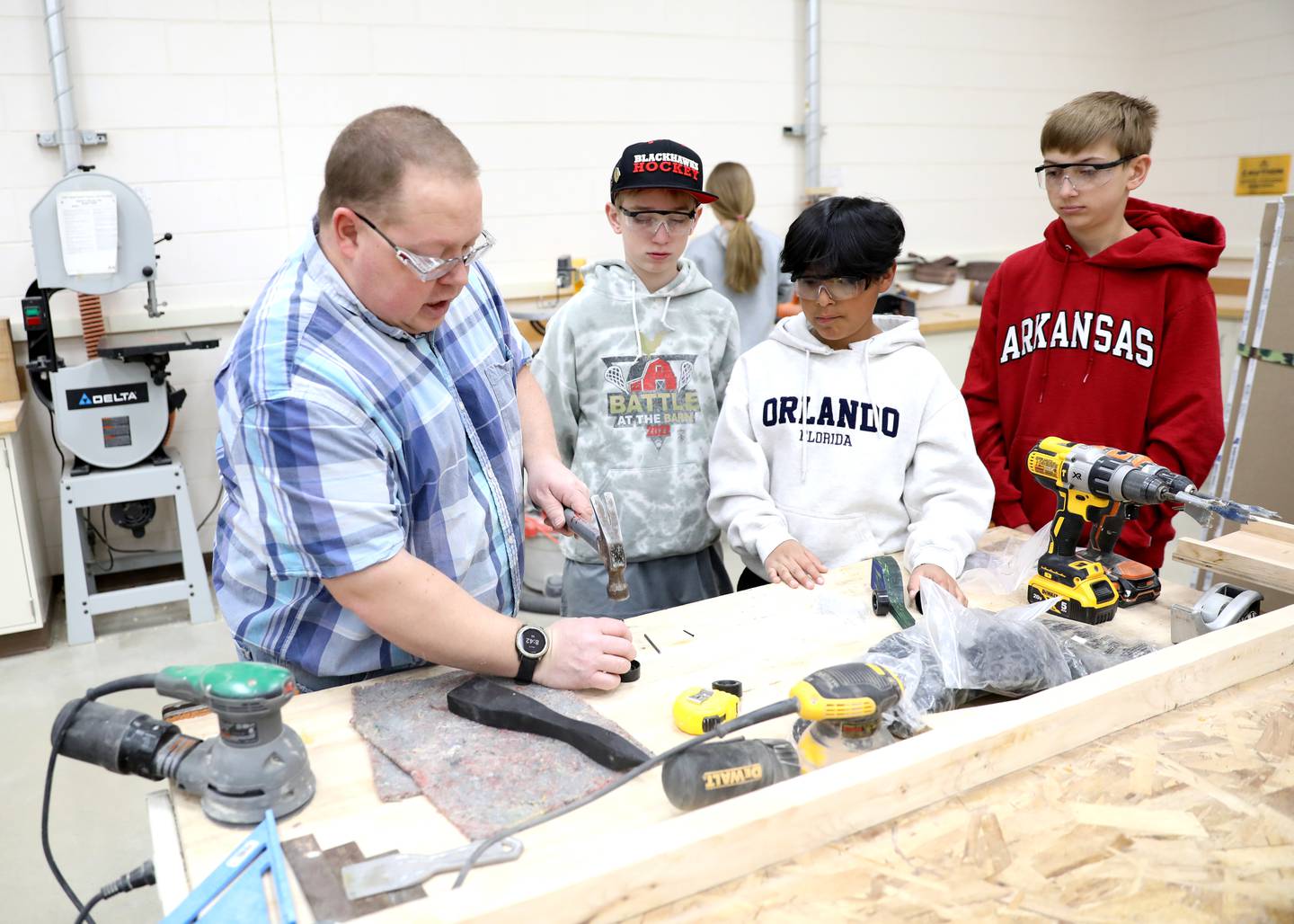 Kaneland Harter Middle School industrial arts teacher Michael Livorsi was recently nominated for an Educator of the Year award from the Kane County Regional Office of Education.