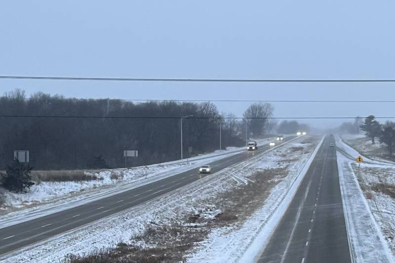 Traffic flows smoothly along Interstate 80 on Thursday, Dec. 22, 2022 at the Princeton exit.