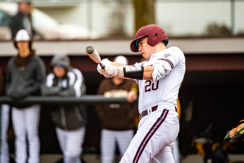 Lockport's Jake Schindler bats during a game against  Joliet Catholic Academy Friday March 24, 2023 at Flink Field in Lockport