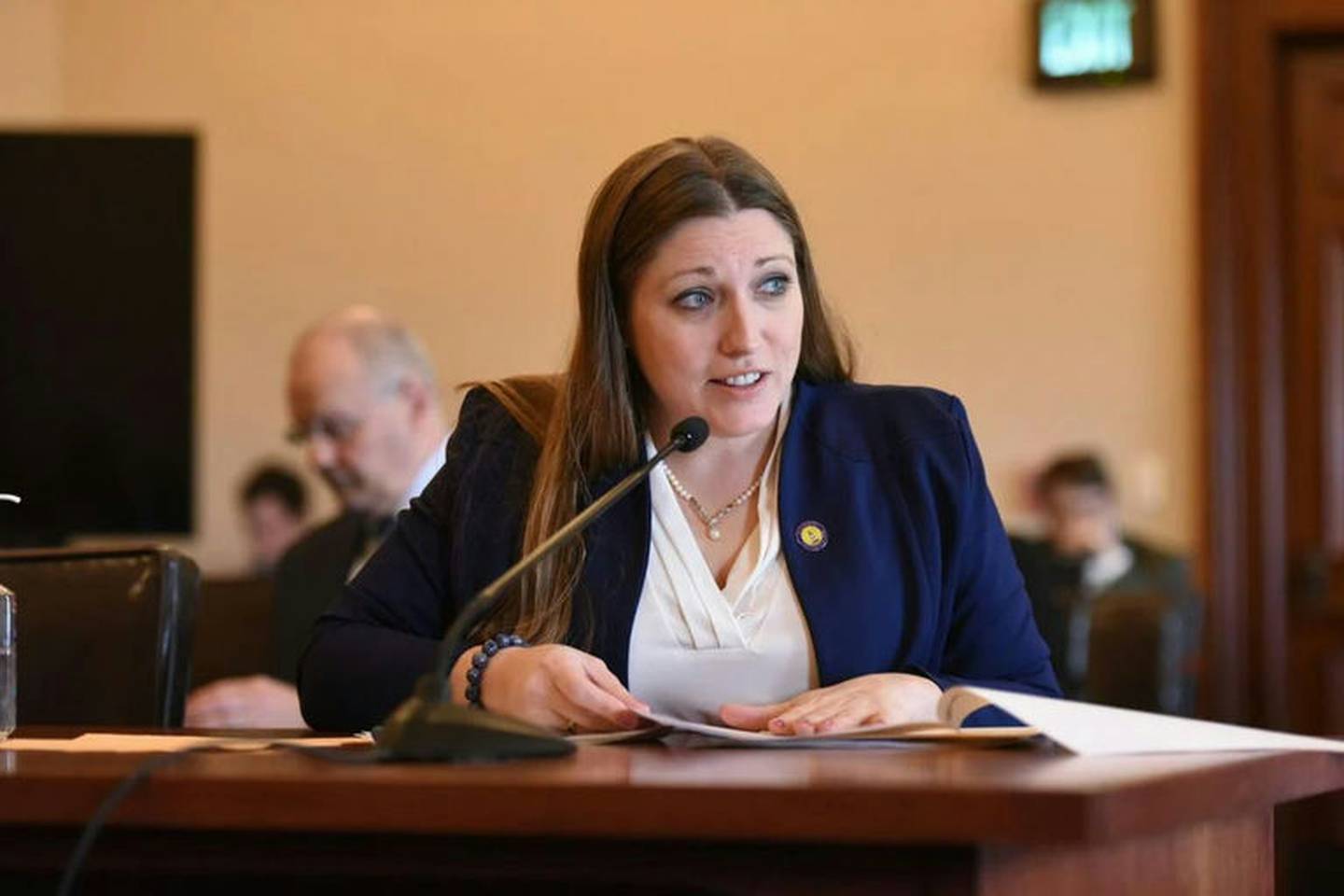 State Senator Rachel Ventura of Joliet.