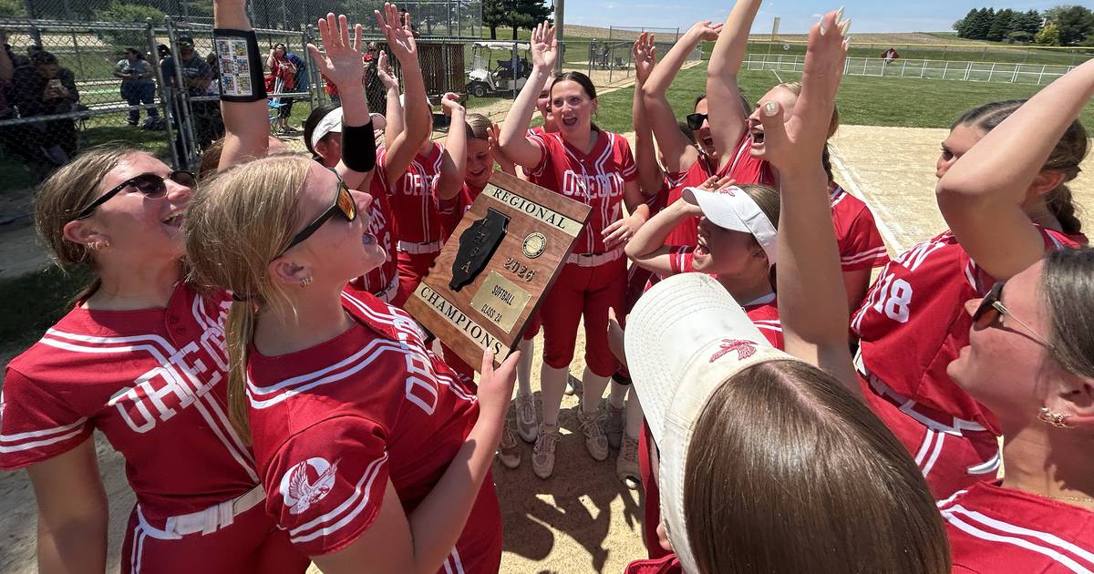 Photos: Oregon softball beats Rock Falls 8-0 to win Class 2A Oregon Regional title