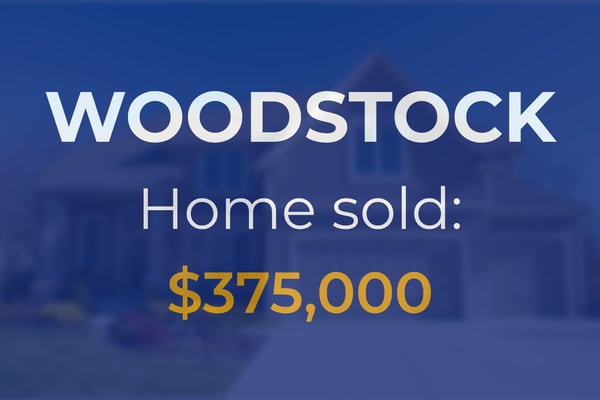 Single-family home sells in Woodstock for $375,000