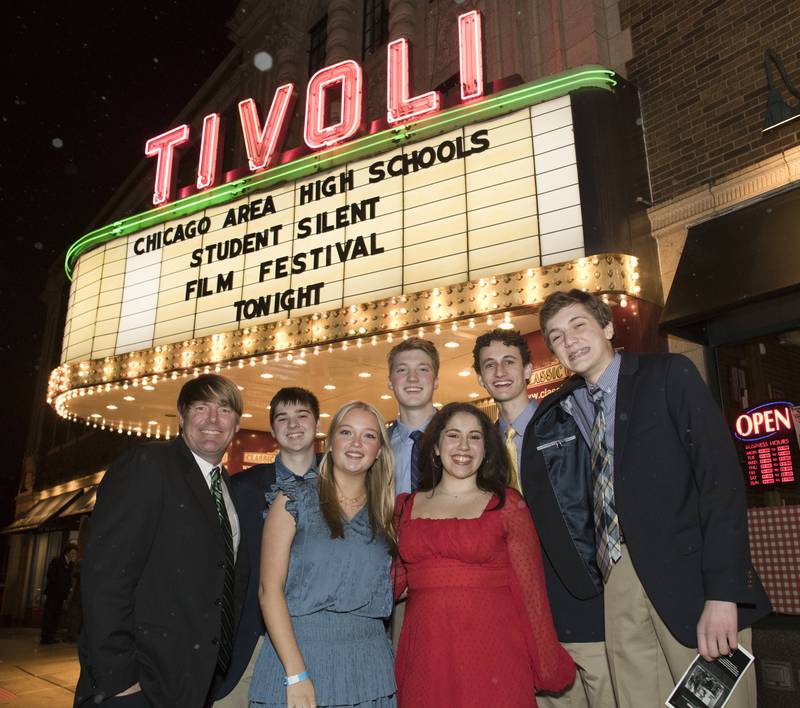 Student from 11 area high schools will participate Wednesday in the Silent Film Festival at the Tivoli Theatre in Downers Grove.