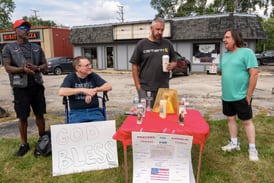 Protesters rally for, against McHenry record shop owner over Charlie Kirk comment – but find some ‘unity’