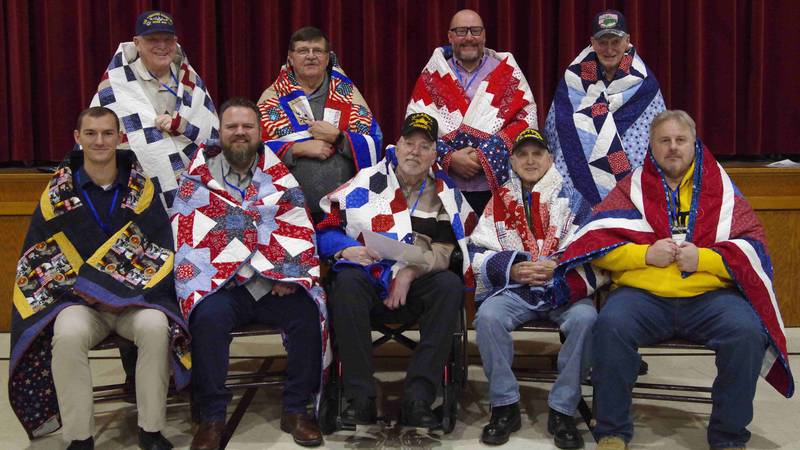 Streator church hosts Quilts of Valor Foundation presentation 