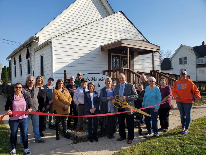The King’s Mansion Church, 200 E. St. in Kingston, was recently welcomed with a ribbon cutting into the Genoa Area Chamber of Commerce.