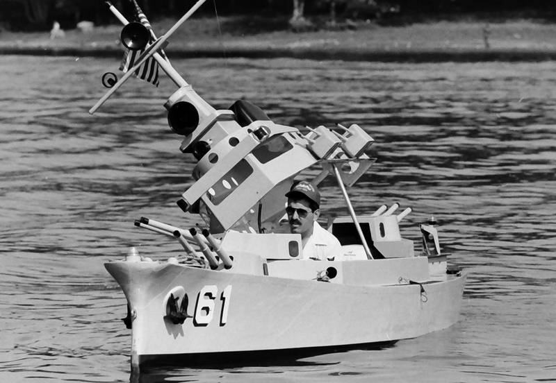 The Anything That Floats races were held from 1978-1986 each year in Peru. Contestants received a free case of Old Style beer upon entering. The rules were simple. To enter, participants needed to build a raft less than 50 feet in length and each person had to have a life jacket on board whether you wore it or not. A rope had to be attached to the raft for towing. Rafts were made from styrofoam, inter tubes or barrels. A minimum of two paddles were required on the float. Rafts were launched at the Starved Rock Boat Ramp and finished at the Peru boat launch area. Overtime, the event grew and got to big and out of control that organizers had to scrap it. This photo was found in the La Salle NewsTribune archives.