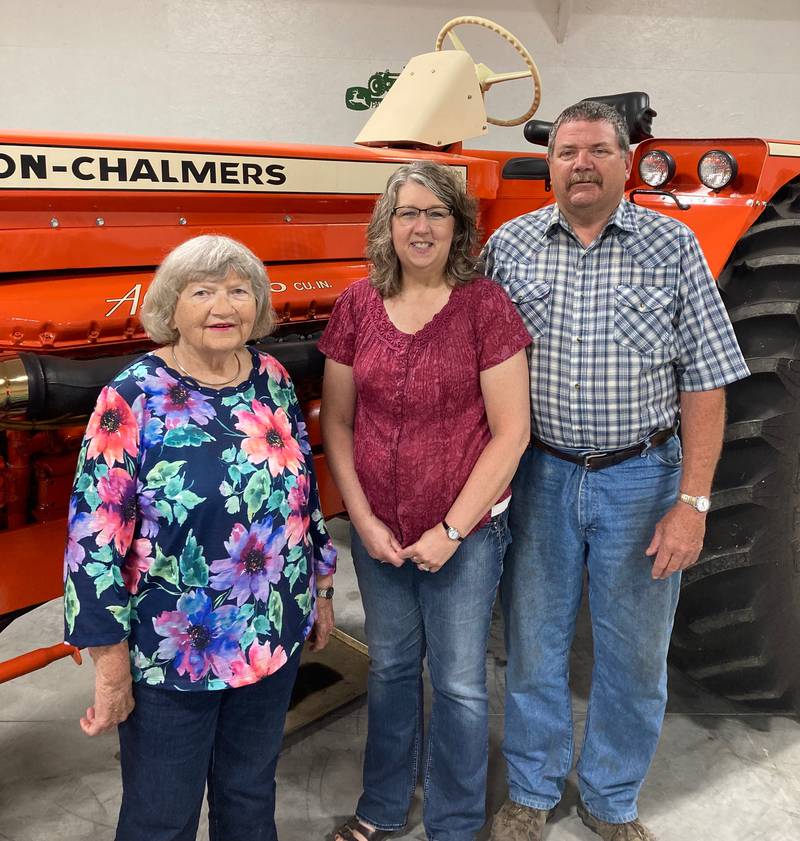 From left, Nancy Venhuizen, Amy Venhuizen, and Tom Venhuizen have been recognized as Friends of the Fair for the 151st Whiteside County Fair. They were selected by the fair board for their many contributions, but especially for its devotion to tractor pull events.