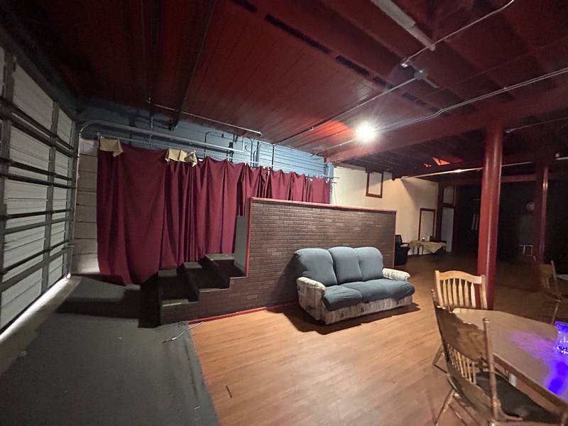 A DJ station and stage are just part of the plans for the After Teen Lounge at 117 N. Fourth St. in Oregon.