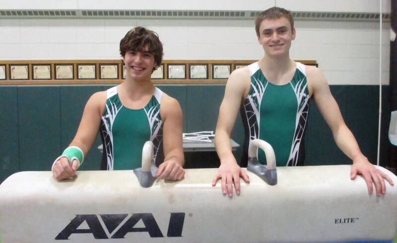 York seniors Joseph Qualtier (left) and Renny Barnitz have the Dukes in the sectional hunt for the eight state-qualifying team spots.