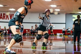 Local business owner Cheryl Cryer is skating through life