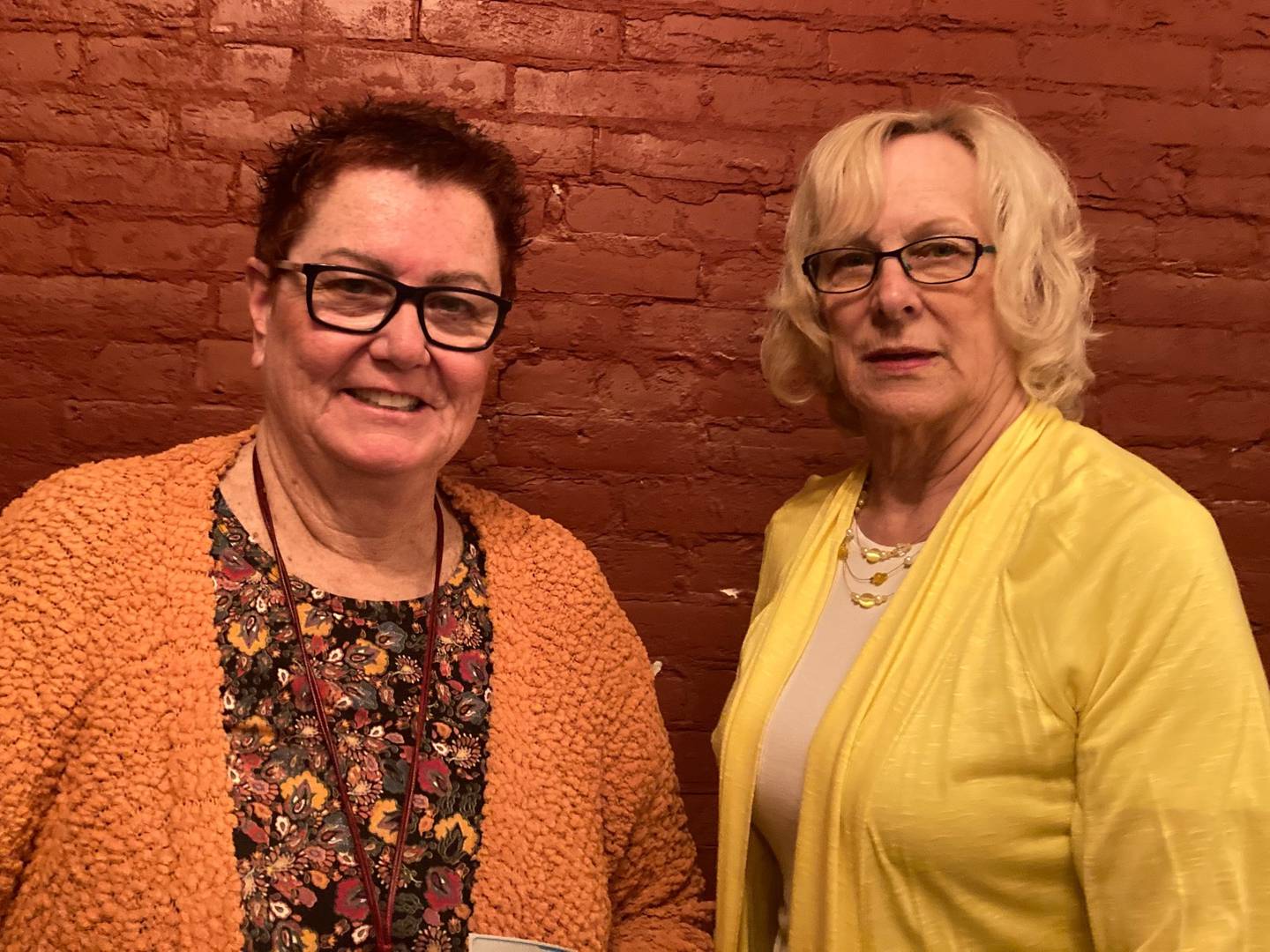 Cheryl Faber (right), Treasurer of Whiteside Retired Teacher Association, presents a check of $250 to Peggy Mosher (left), President of the Whiteside  Retired Teacher Association, from the Illinois Retired Teacher Association to the Whiteside local association for being named a Unit of Distinction of 2020-2021. The Whiteside association is one of 18 units in Illinois to meet the requirements of being named so, and any retired teacher is welcomed join at their quarterly meetings on the third Thursday of April, June, September, and November.