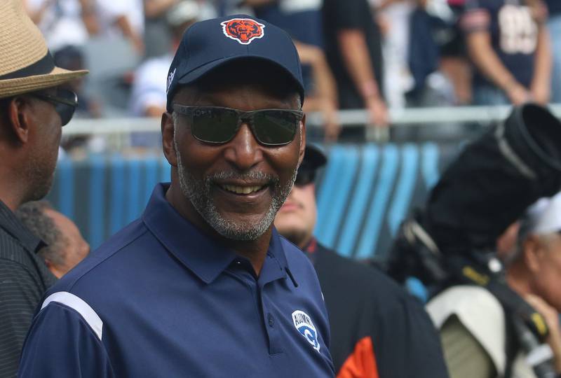 Former Chicago Bears player Otis Wilson smiles before the game between the Bears and Cowboys on Sunday, Sept. 21, 2025 at Soldier Field.
