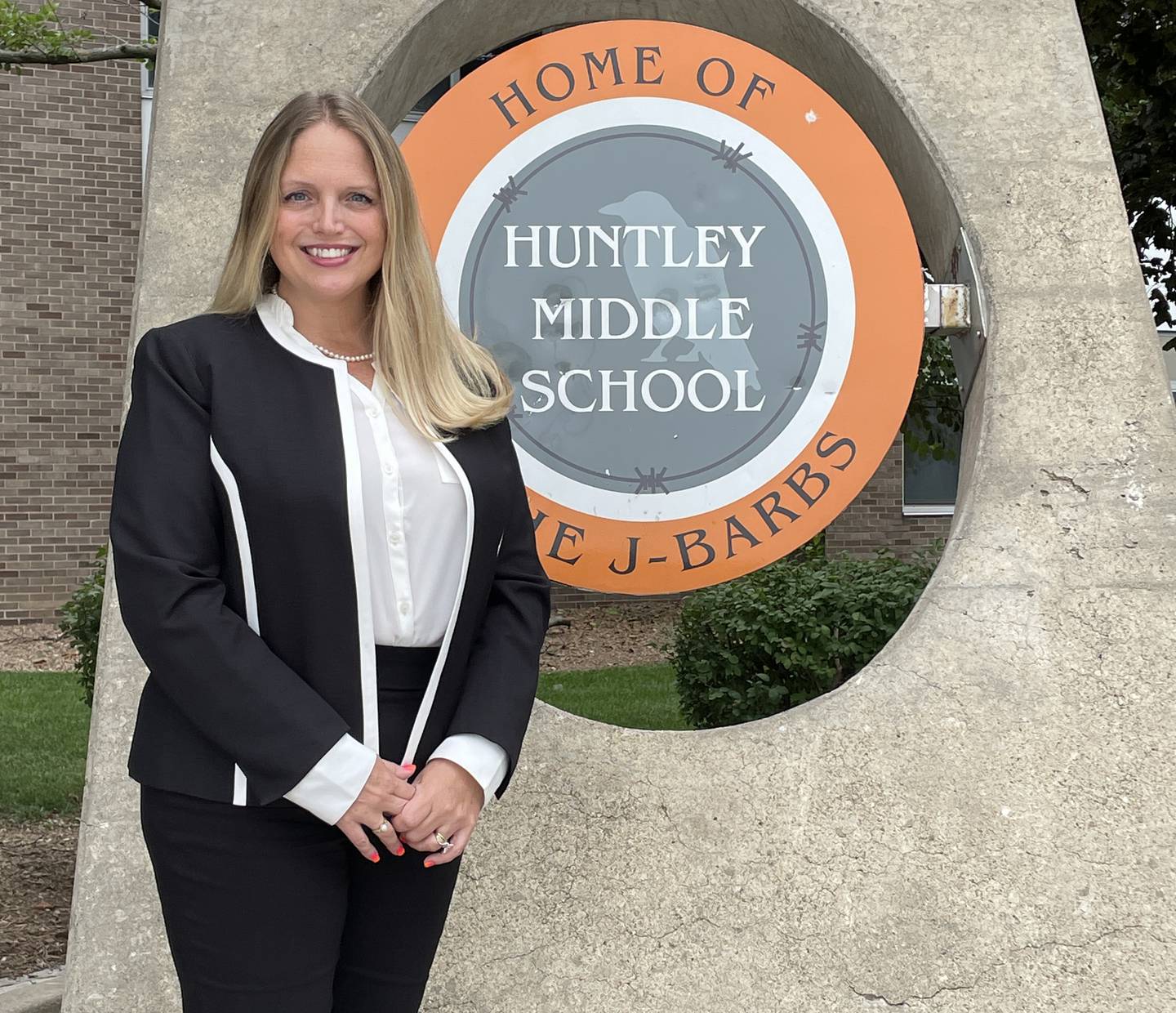 Amy Sayed, Huntley Middle School assistant principal announced by DeKalb School District 428 in August 2023.
