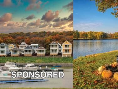 Enjoy Fall at your new waterfront cottage in Starved Rock Country