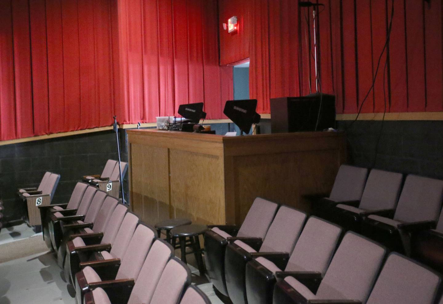 Plans are to remove the production booth to add more seating at Stage 212, where volunteers led a walk-through Wednesday, June 12, 2024 at Stage 212. The project won't begin until 2025 and the theatre is running fundraisers to meet the estimated $100,000 in improvements.