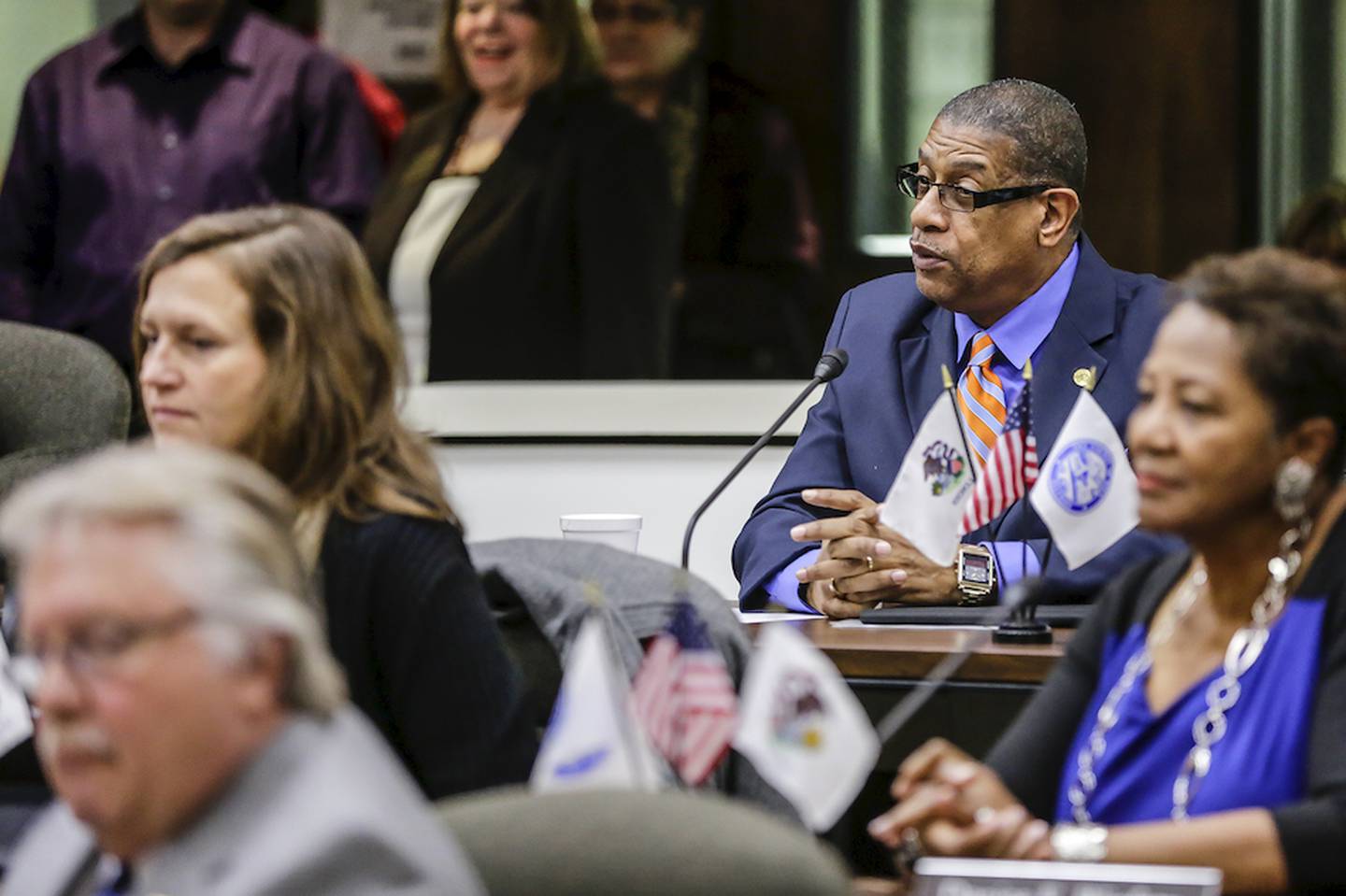 Former Will County Board speaker Herbert Brooks, Jr. was named Democratic caucus chair during Monday's Will County Board meeting.