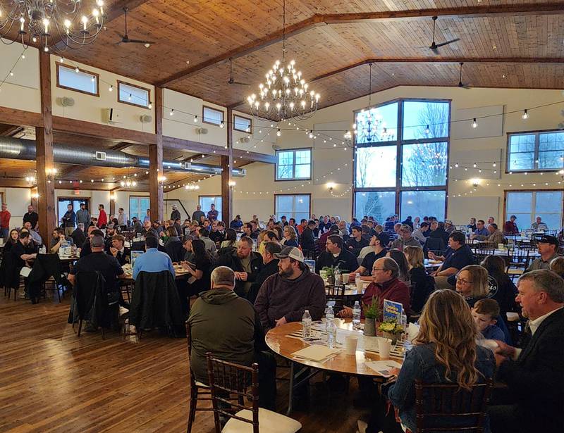 The Princeton Area Chamber of Commerce, along with its corporate sponsor Marquis Energy, held its eighth annual Salute to Ag Breakfast Friday, March 24 at the Barn at Hornbaker Gardens.