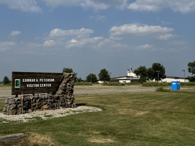 The Gunnar A. Peterson Visitor Center at Goose Lake Praire near Morris on Monday, July 7, 2025.