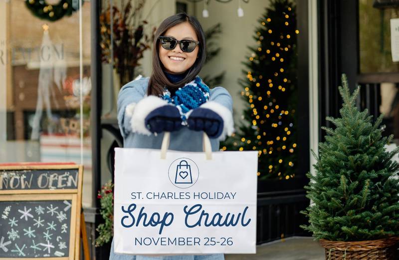 Pick up some snazzy unique holiday gifts and support local businesses at the annual St. Charles Holiday Shop Craw on Saturday, Nov. 25 and Sunday, Nov. 26, 2023.