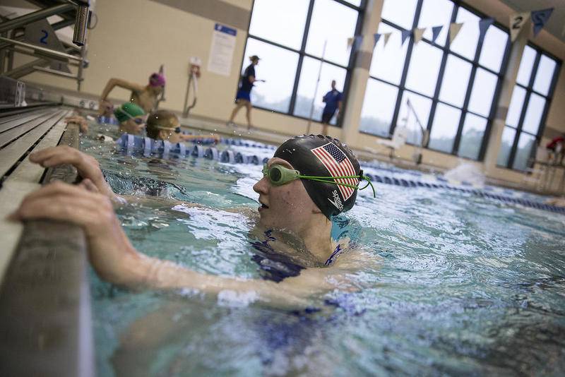 Makayla Nietzel swims during practice at Sage YMCA Tuesday, June 26, 2018 in Crystal Lake.