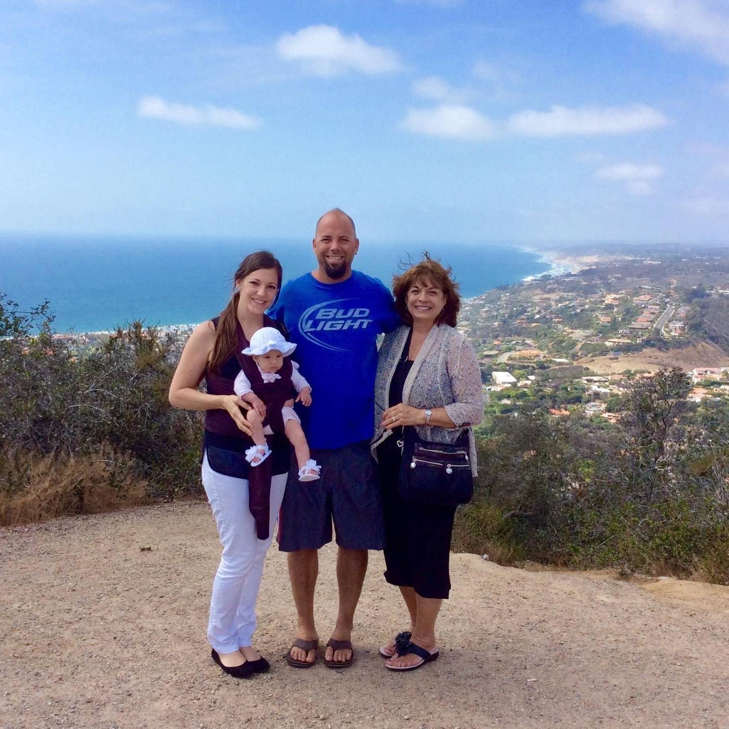 Carmel Perino of Homer Glen (right) is pictured with her son Louis Yangas and her daughter Andrea "Onnie" Richter, along with Onnie's daughter Isabelle in 2015.