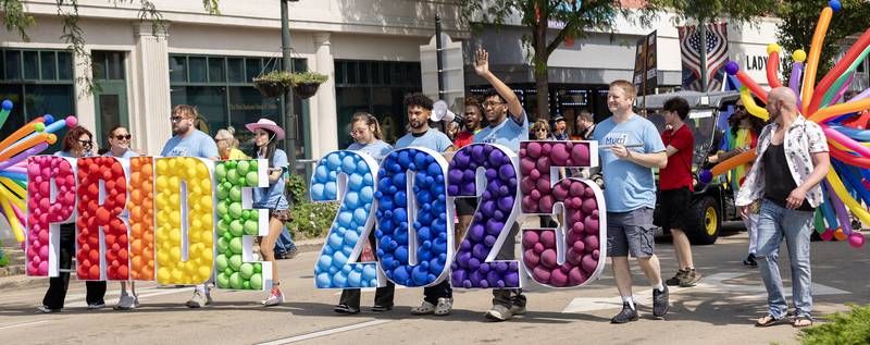 Ottawa Family Pride Festival kicked off Saturday morning with a parade down La Salle Street.