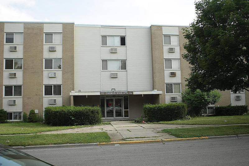 The apartment building at 912 Edgebrook Drive in DeKalb was condemned on Friday by the city of DeKalb.