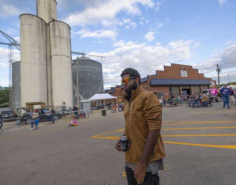 Loshan Wade watches the bands Saturday, Sept. 6, 2025, at Discover Dixon’s Dement Town Music Fest.