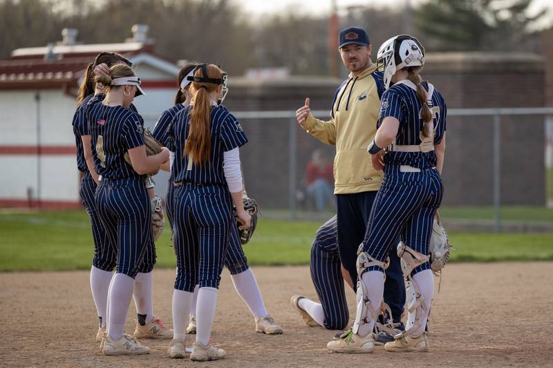 Marquette meets on mound on Wednesday, April 16, 2025 at Streator High School in Streator.