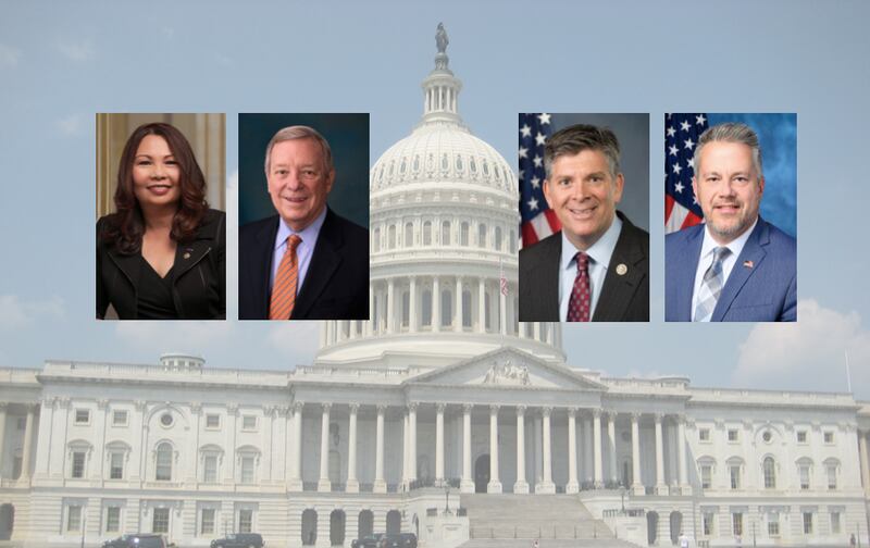 118th Congress for the Sauk Valley. U.S. Sens. Tammy Duckworth and Dick Durbin and U.S. Reps. Darin LaHood and Eric Sorensen.