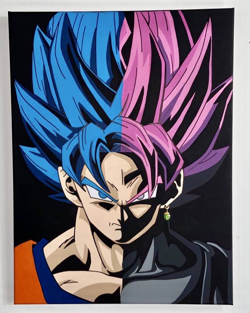 Dragon Ball Z Themed Piece by Francisco "Frankie" Contreras.