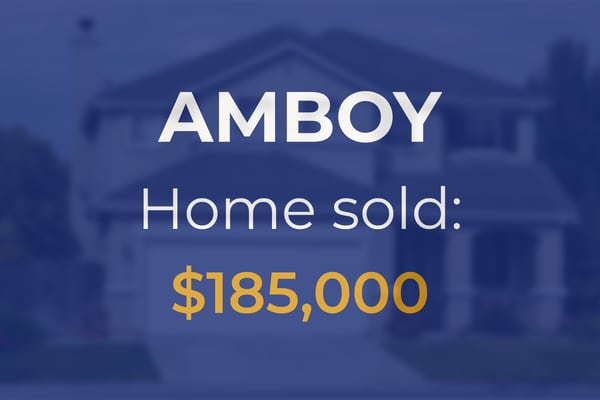 Single-family home in Amboy goes for $185,000