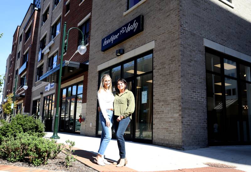 Deborah Giampapa and her daughter, Gianna Giampapa-Curtis will op.en Boutique Baby at 92 S. 1st St. in doowntown St. Charles Saturday, Oct. 15, 2022.