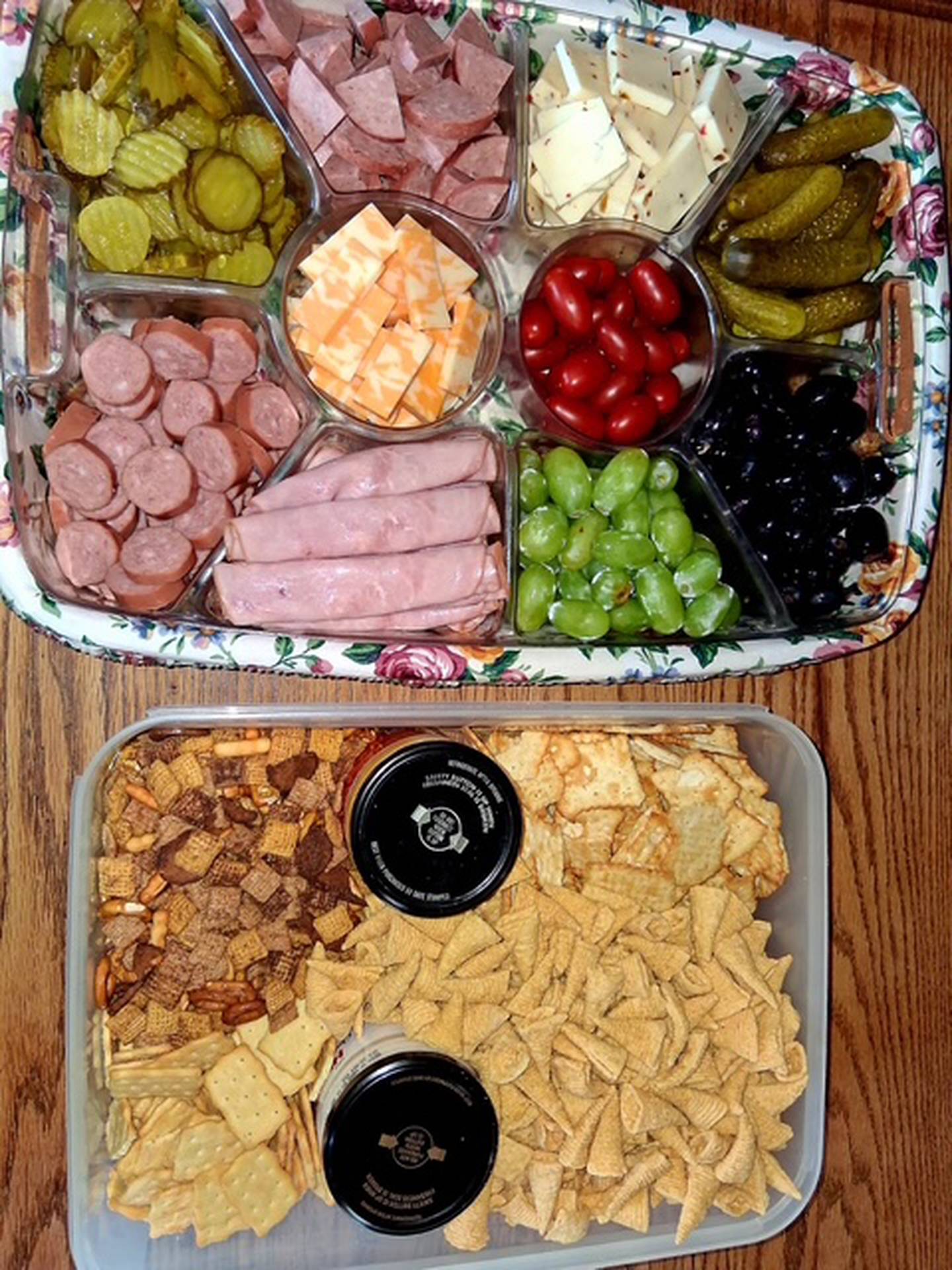 Lovina made a snack tray for Family Night.