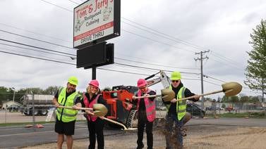 Photos: Tom & Jerry's breaks ground in first step to rebuilding restaurant after devastating fire