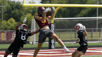 Photos: Crystal Lake Central and Richmond-Burton at 7 on 7 football practice