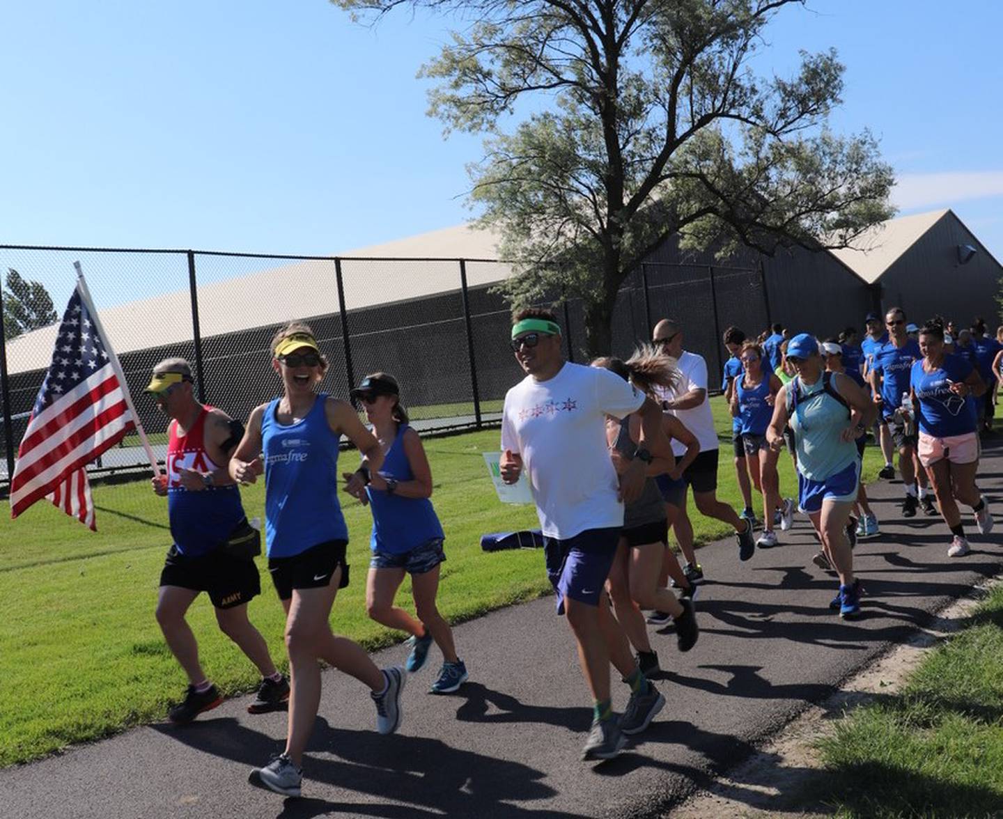 The Will-Grundy chapter of the National Alliance on Mental Illness (NAMI) is inviting the community to its annual BeActive 5K and Yoga Cool-down event on June 11 at Joliet Memorial Stadium.
Event features include nutrition tips for protecting mental health and information on how physical activity supports mental wellness. The event also offers a kids dash and a timed race. All proceeds from the event benefit NAMI Will-Grundy. Pictured are runners from the 2021 event at Dellwood Park in Lockport.